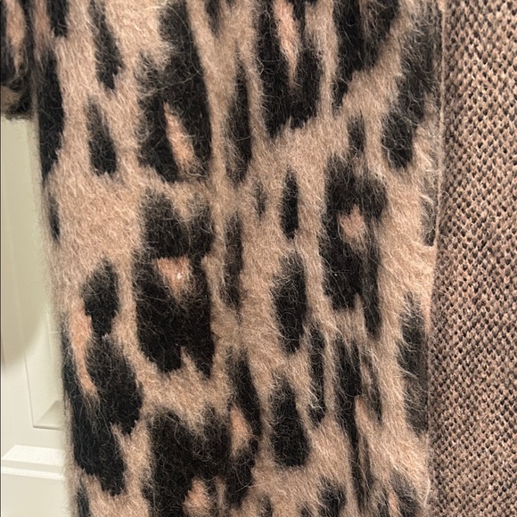 Zara Animal Print Cardigan - Brown and Black - Picture 3 of 6